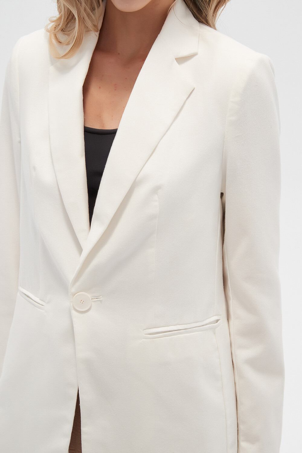 Blazer Flok Marfil / Off White