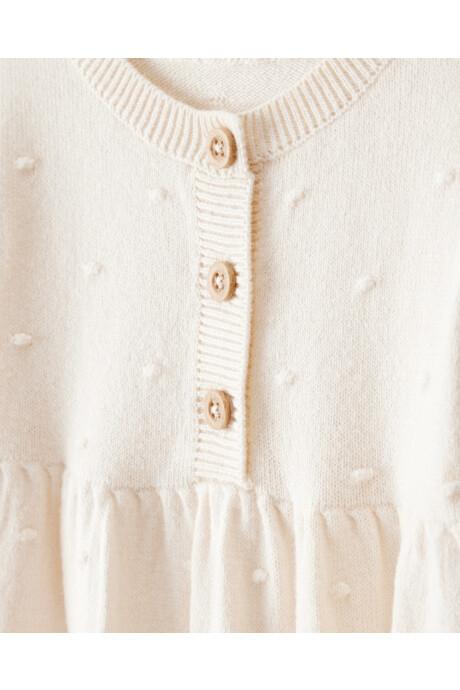 Monito de algodón, hombros con volados Monito de algodón, hombros con volados