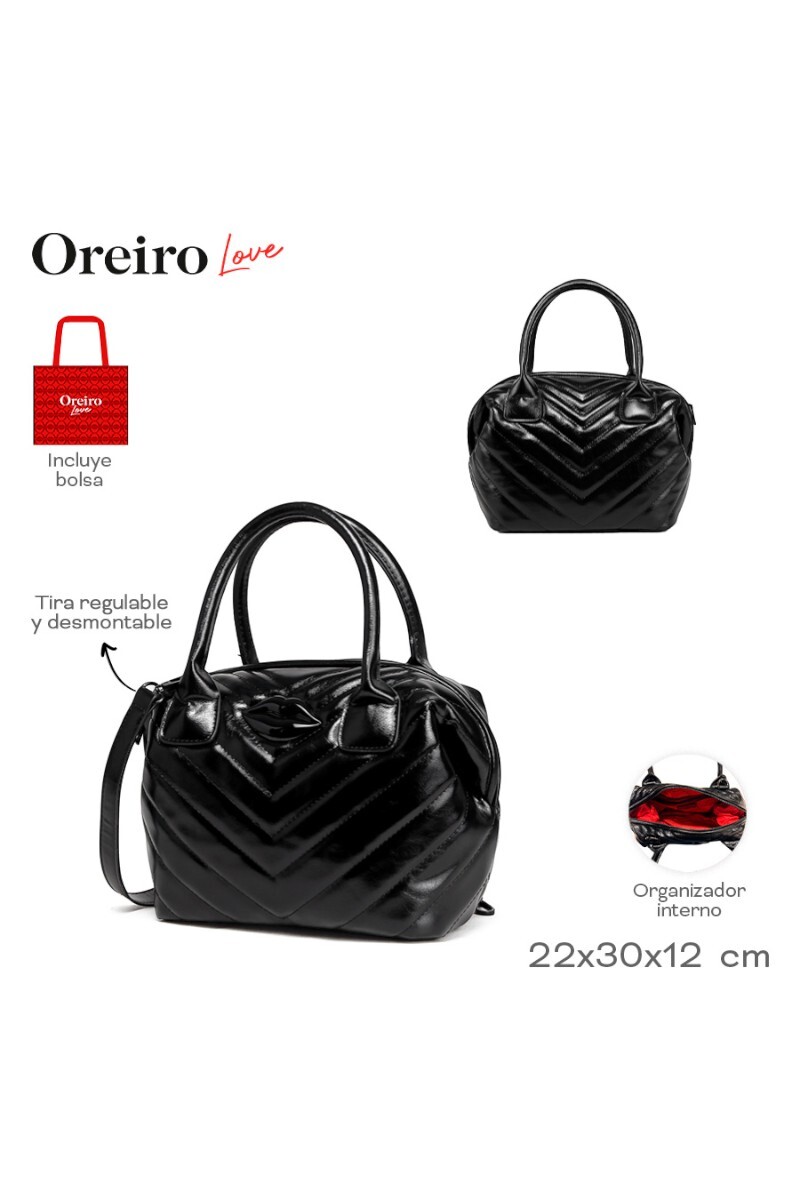 Cartera Las Oreiro Negro