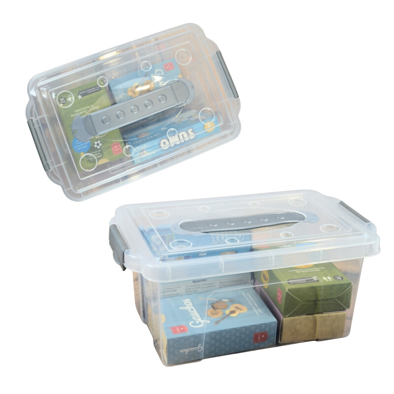 Caja organizadora 4,25lt TRANSPARENTE