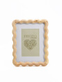 PORTARRETRATO ONDAS MADERA BEIGE
