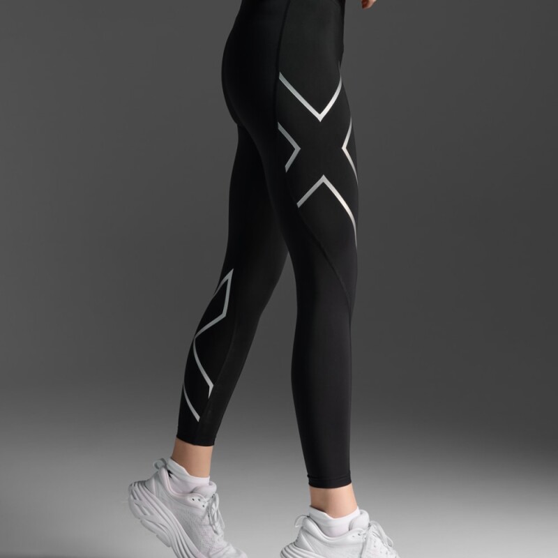 Leggings Training Core Compression Mujer Black/silver