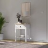 Consola 1 Cajón Mesa de luz Sommier - Linea Mexicana Blanco Consola 1 Cajón Mesa de luz Sommier - Linea Mexicana Blanco