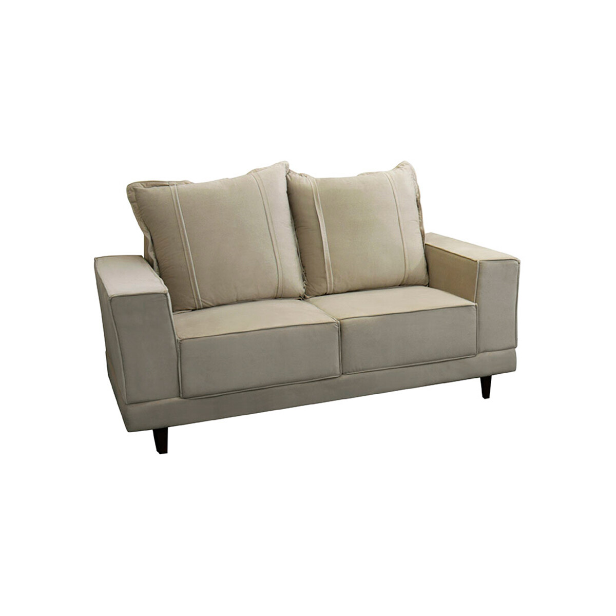 Sofá Filadelfia 2 Cuerpos Beige Línea Sm Home 