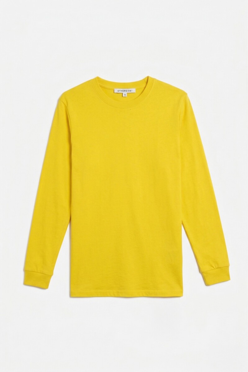 Remera básica m/l - Amarillo 
