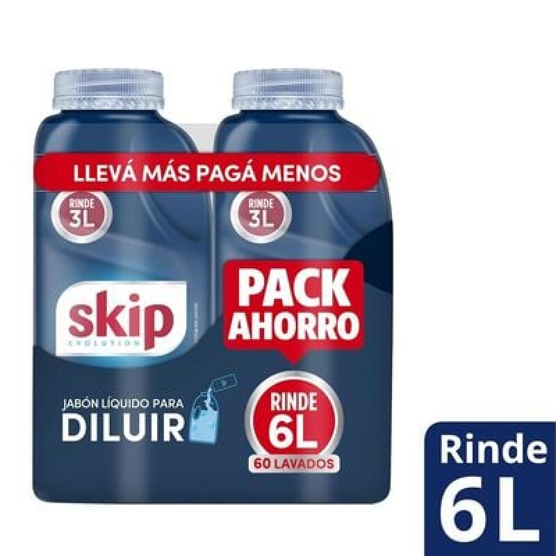 SKIP PACK X2 PARA DILUIR 500ML Skip Pack X2 Para Diluir 500ml