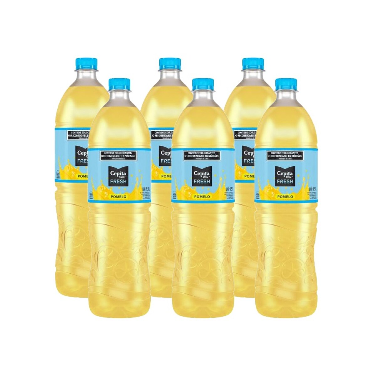 Pack X6 Jugos Cepita Fresh Pomelo 1.5 LTS 