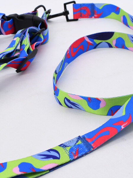 ARNÉS AJUSTABLE CON CORREA MULTICOLOR