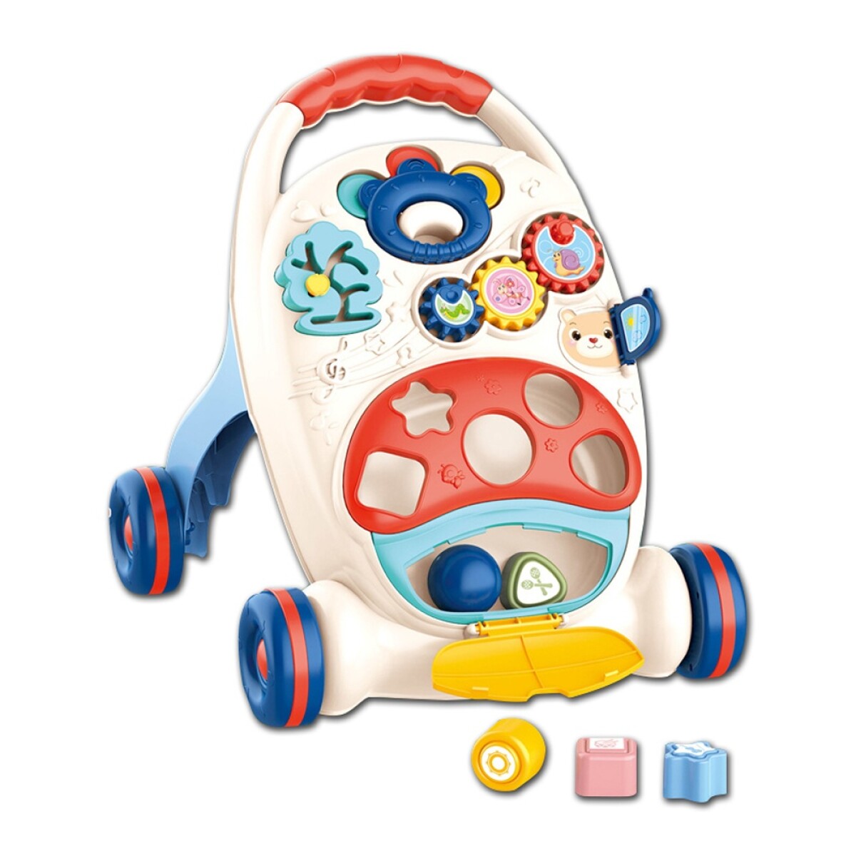 Caminador Andador para Bebé Didáctico Actividades c/ Sonidos - Multicolor 