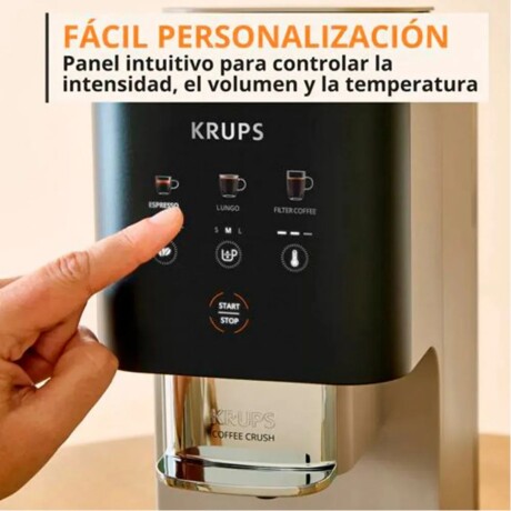 Cafetera Espresso Superautomática Krups Coffee Crush Extra | Molinillo y Café Molido Cafetera Espresso Superautomática Krups Coffee Crush Extra | Molinillo y Café Molido