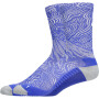 Medias Running Fujitrail Graphic Crew Sock Unisex Cobalt Burst/cream
