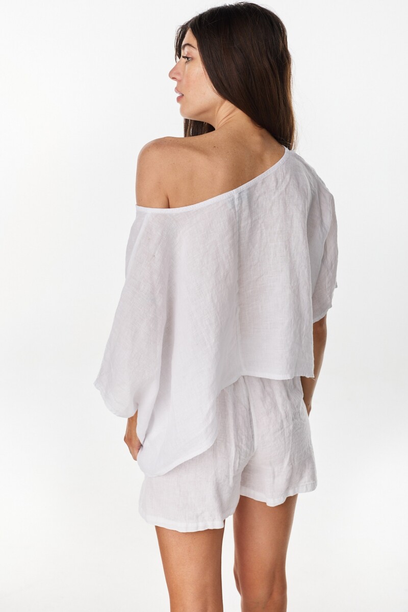 Blusa Beach Blanco