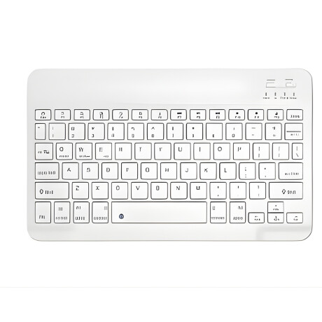 Kit de Teclado y Mouse Inalámbrico Bluetooth Blanco