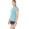 Fujitrail Logo Ss Top W - Mujer Gris Blue