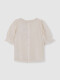 Blusa Detalle Jaretas Blanco