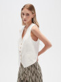 Chaleco Elira Marfil / Off White
