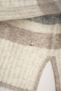 Sweater Rayado Gris Melange