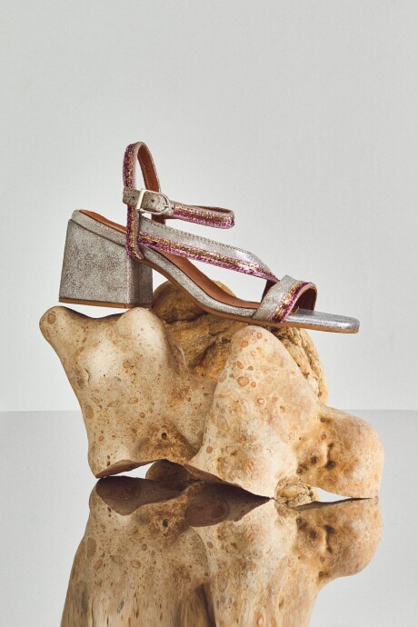 Sandalia Bling Bling Plateada