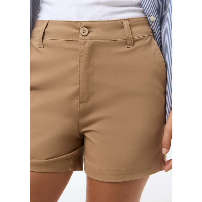 SHORTS FEM CAQUI