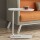 Mesa de Arrime Auxiliar Madera y Metal - 45x28x60cm blanco