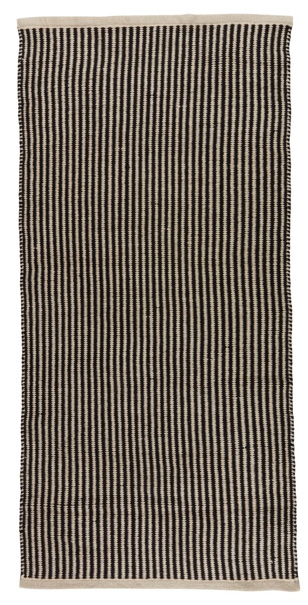 Alfombra HOSTA 65x140 negro/beige 