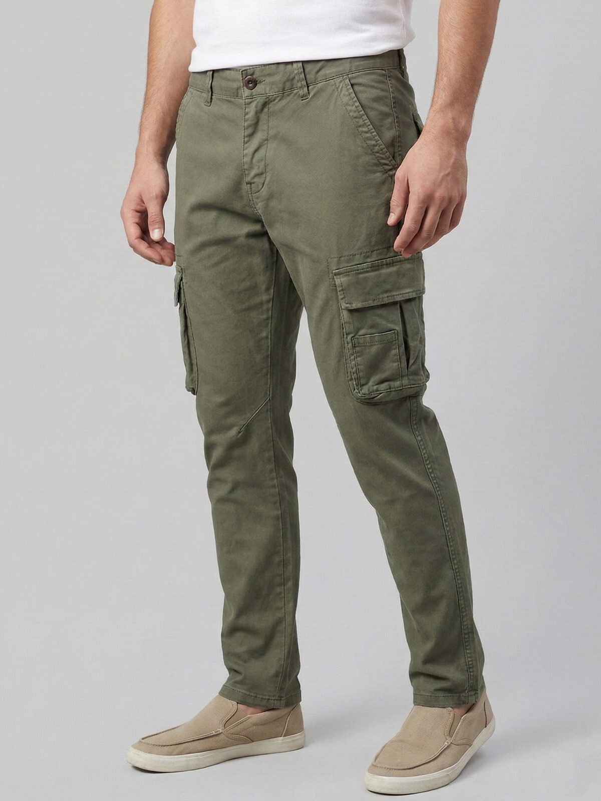 PANTALON CARGO VERDE