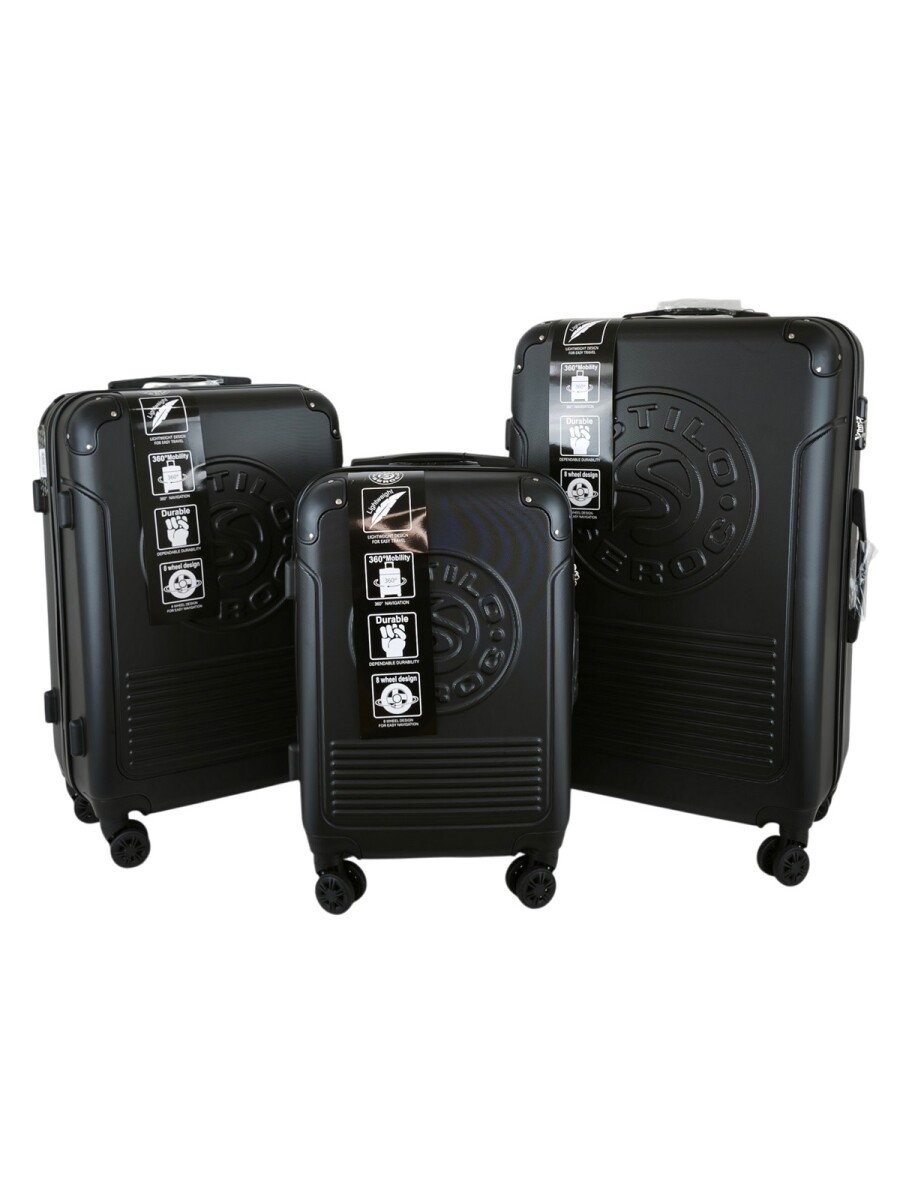 Set valijas ABS - Negro 