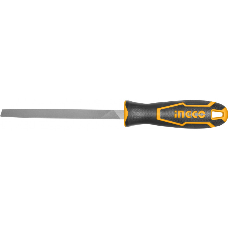 LIMA PLANA CHATA 20CM INGCO HSFF088 CON MANGO PLASTICO LIMA PLANA CHATA 20CM INGCO HSFF088 CON MANGO PLASTICO