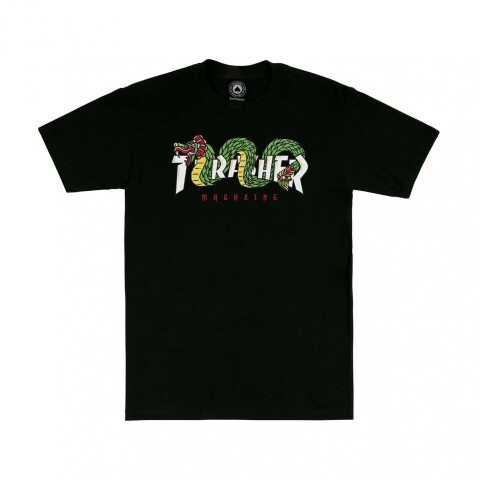 REMERA THRASHER AZTEC Black