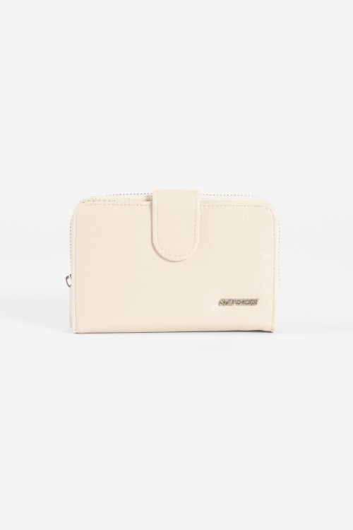 Billetera flap texture crudo
