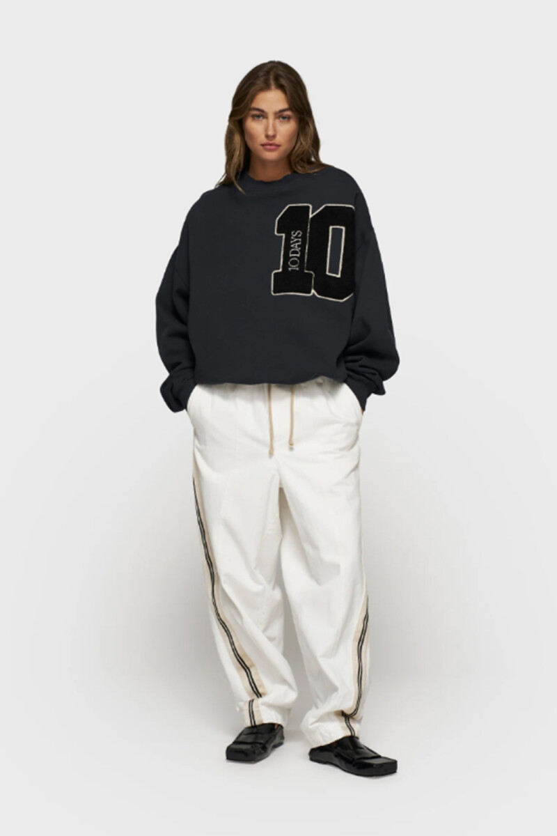 baseball sweater 10 Azul