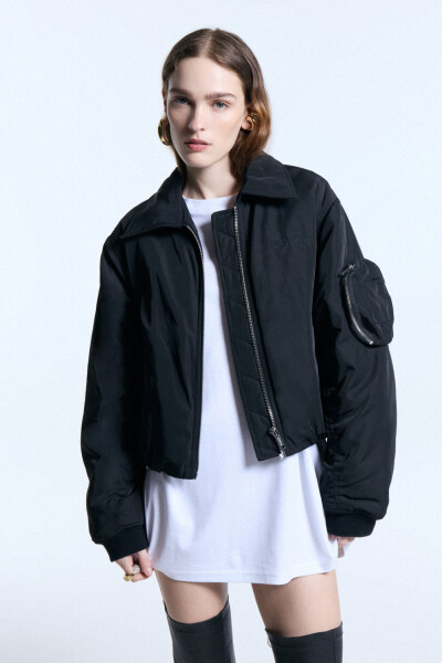 BOMBER MILA Negro