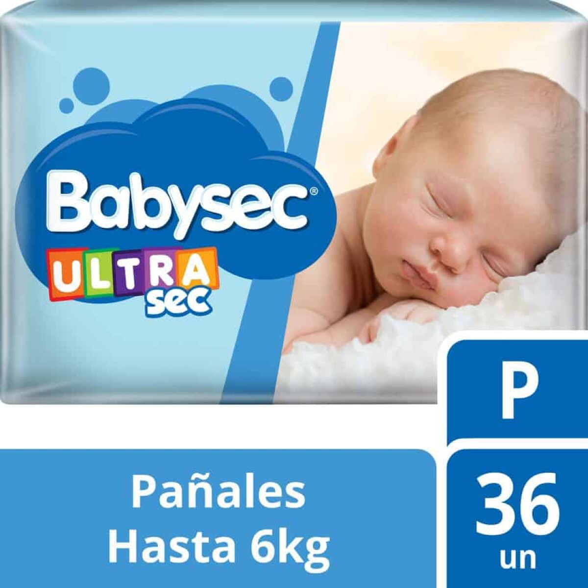 Pañales Babysec Ultrasec P X 36 