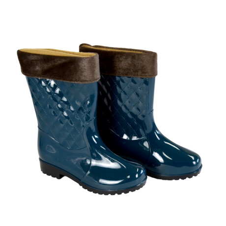 Botas de goma para lluvia de dama con forro Botas de goma para lluvia de dama con forro