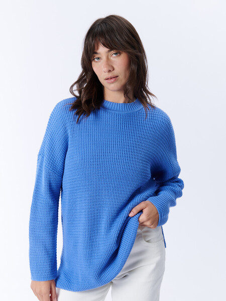 Sweater Tejido Azul