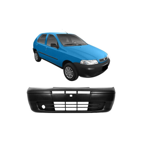 PARAGOLPE DELANTERO NEGRO LISO (SIN AGUJERO CAMINERO) Paragolpe Delantero Negro Liso (sin Agujero Caminero)