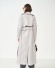 TRENCH LARGO GRIS DE JEAN GRIS