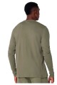 REMERA HOMBRE FILA MANGA LARGA LETTER OUTLINE Verde-seco