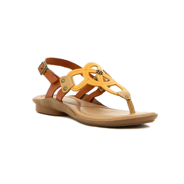 Country Sandalia Casual C/ Pulsera S/baja Dorado-mix