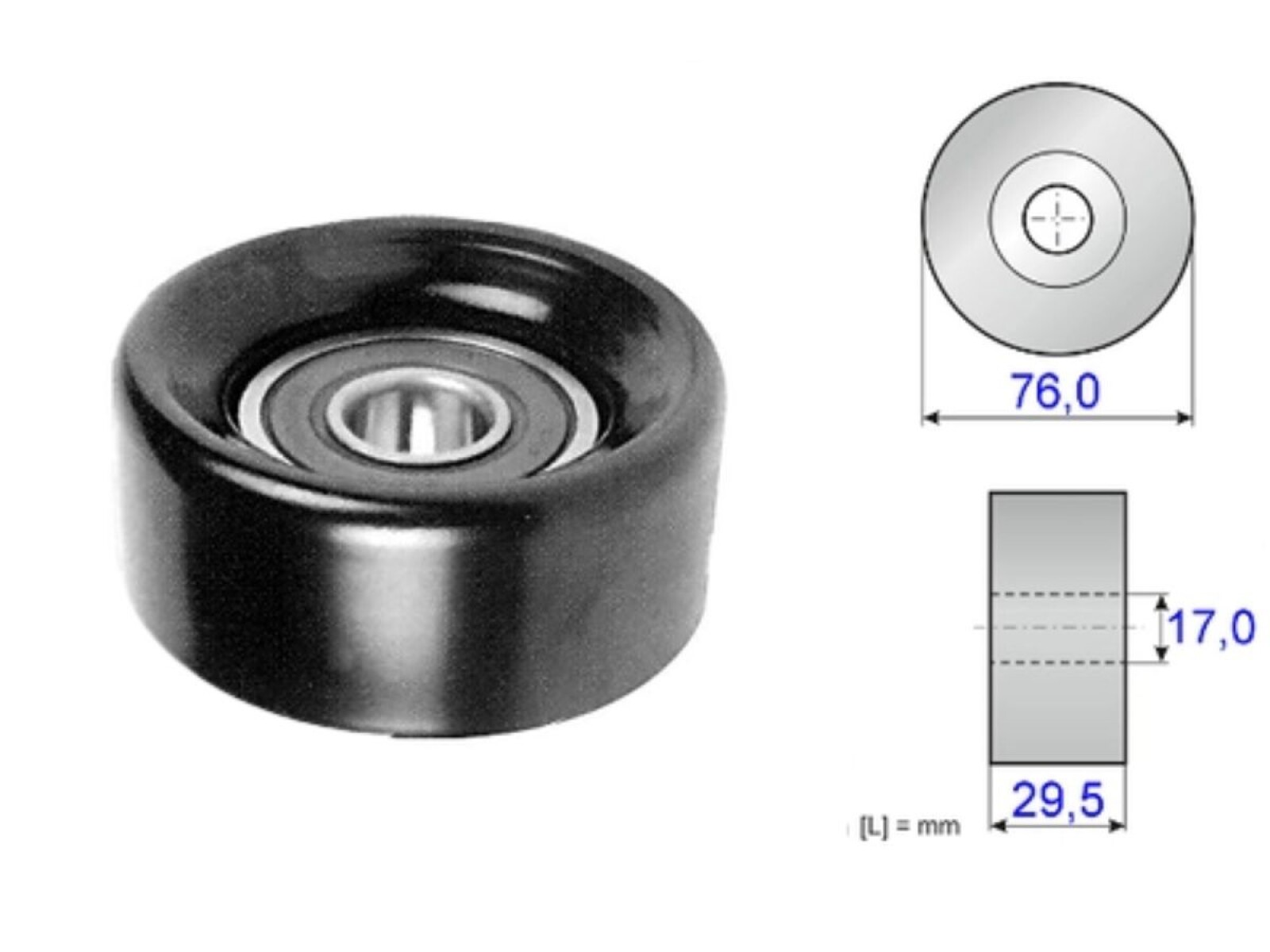 Tensor Guia Correa Honda Pilot/Ridheline 09-15 