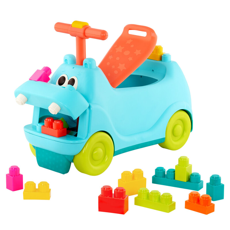 Buggy Hippo Ride-On con bloques, luz y sonidos B Toys Buggy Hippo Ride-On con bloques, luz y sonidos B Toys