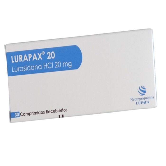 LURAPAX 20 MG CJ X 30 COMP. REC. única