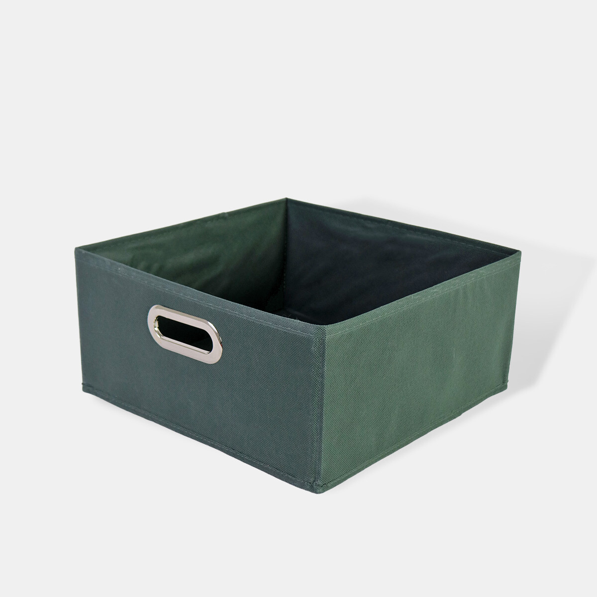 CAJA ORG DE TELA VERDE 31X15CM 