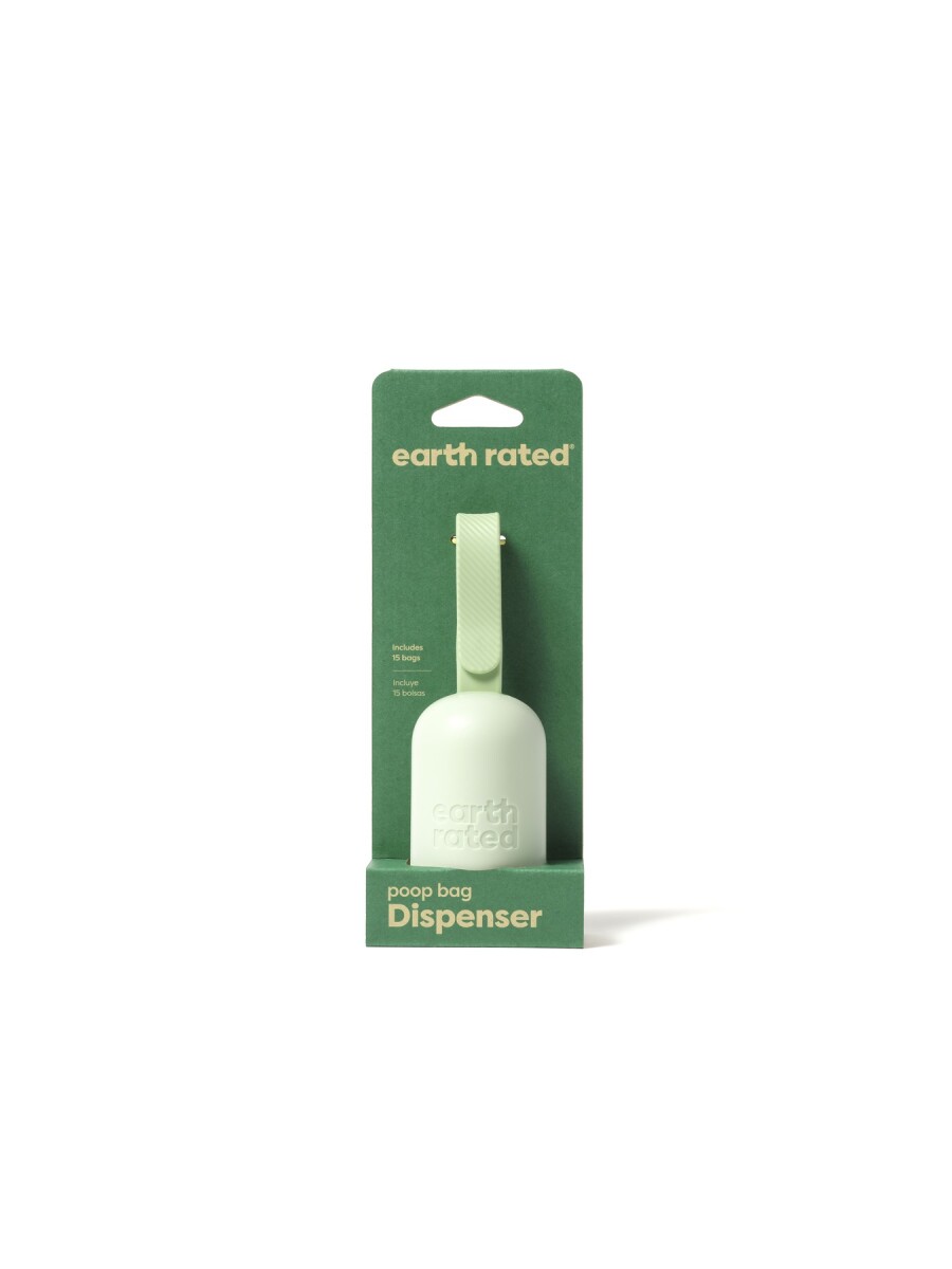 DISPENSADOR EARTH RATED CON 15 BOLSAS SIN PERFUME 