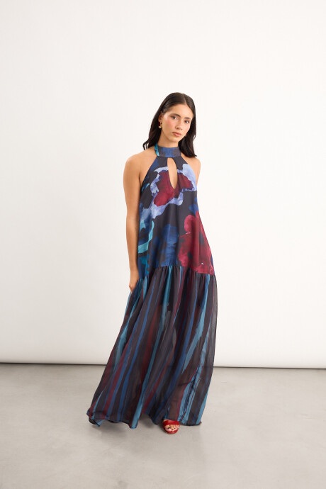 Vestido Halo Azul