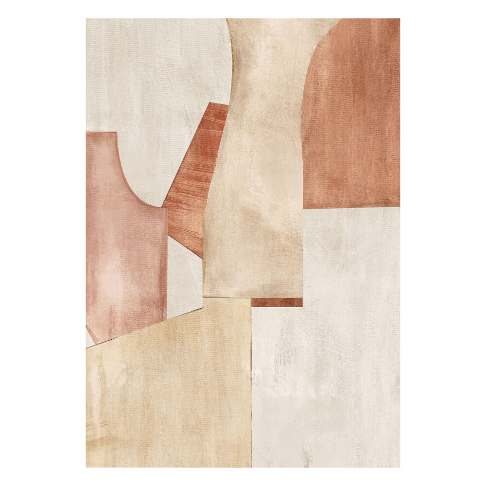 CUADRO MDF NATURAL-BEIGE DESSERT, 70 100, 70*100