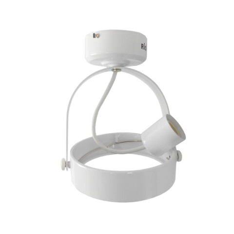 Spot con base, para lámpara GU10/AR111 230V blanco WA0798