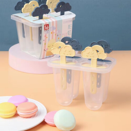 Set de 6 moldes para helado modelo nubecita Sc
