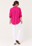 Camisa lino Rosa
