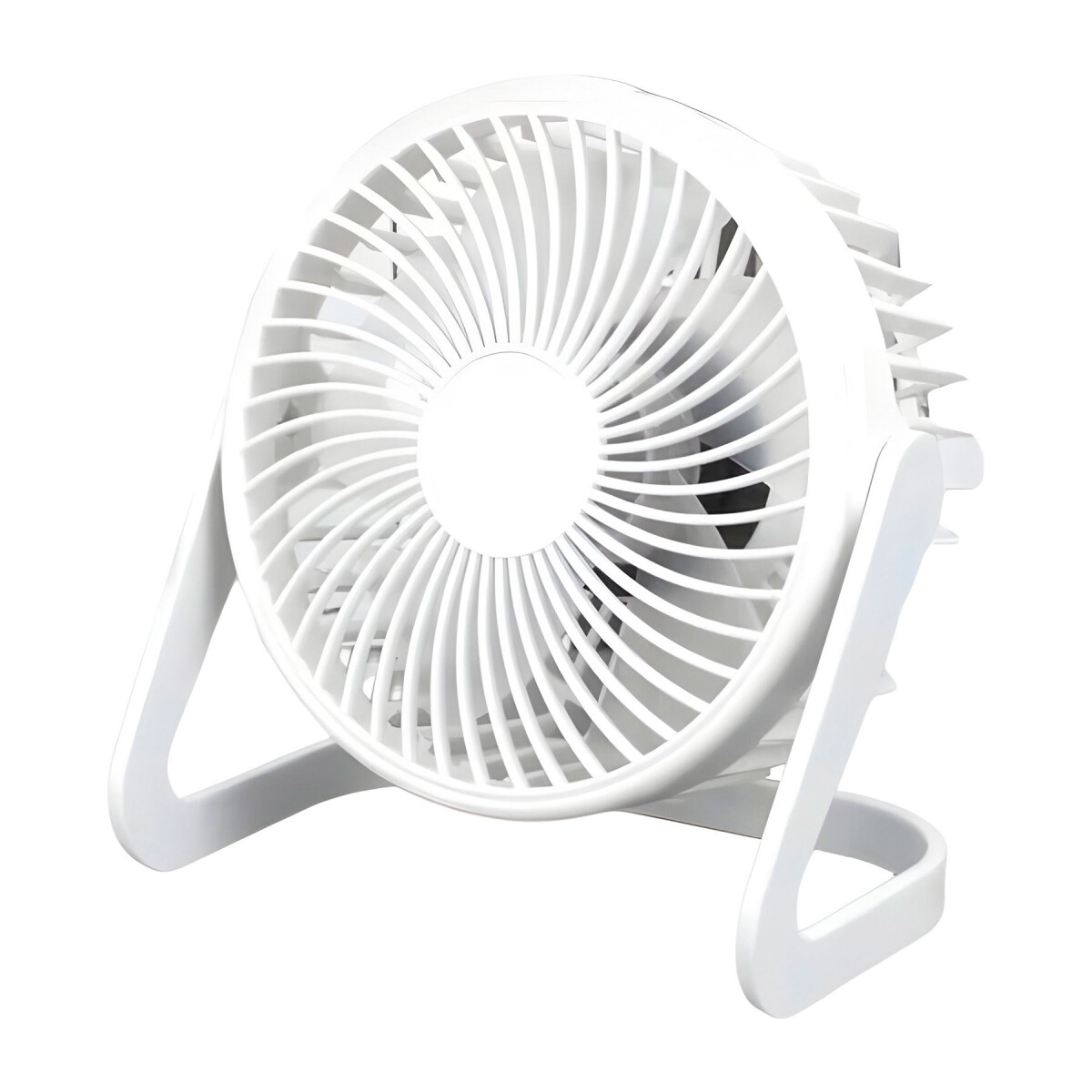 Ventilador De Escritorio Portatil Inclinable 14,5 Cm Usb - Color Blanco 